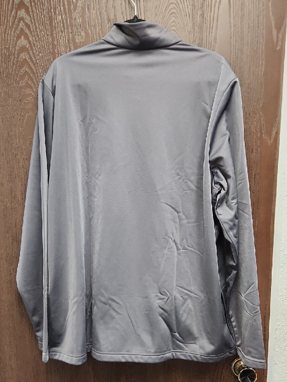 adidas Men’s Gray Full-Zip Performance Jacket - Picture 3 of 4